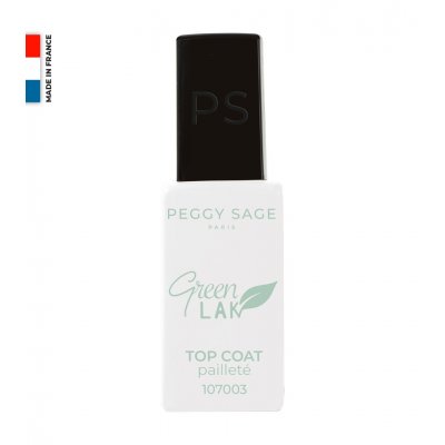 Peggy Sage Glitter Top Coat Greenlak