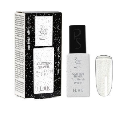Peggy Sage Professional I Lak Top Coat Glitter Silver 11ml