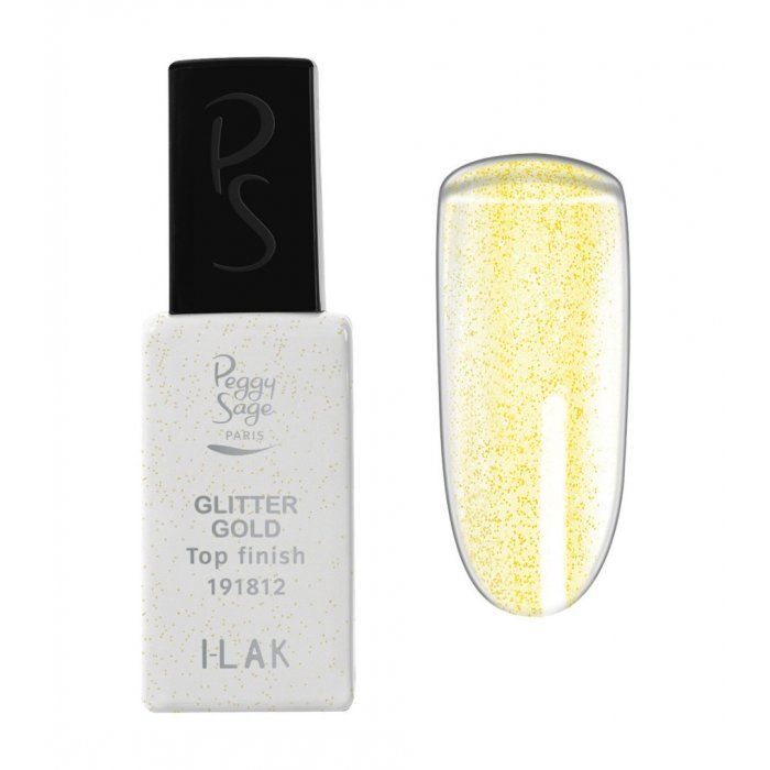 Peggy Sage Professional I Lak Top Coat Glitter Gold 11ml