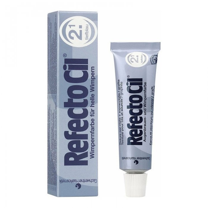 Refectocil Eyelash And Eyebrow Tint Eyebrow Color 2.1 Deep Blue 15ml