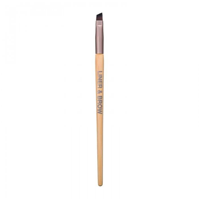 Seventeen Liner & Brow Brush Bamboo Handle