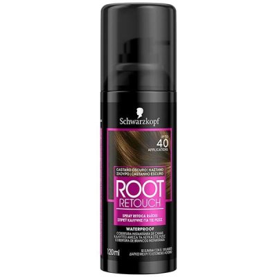 Schwarzkopf Root Retoucher Spray Καστανό Σκούρο 120ml