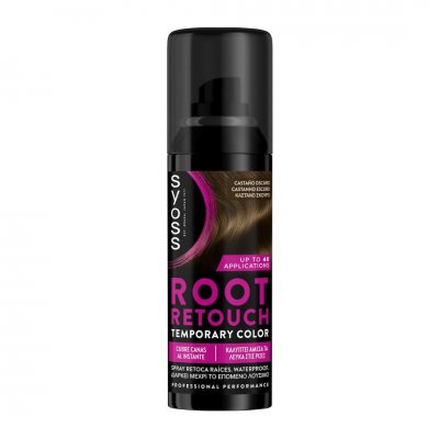 Syoss Root Retoucher Spray Καστανό Σκούρο 120ml
