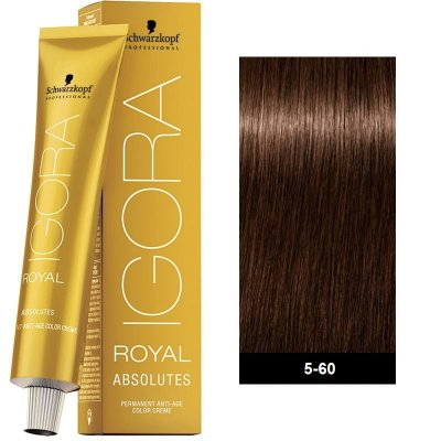 Schwarzkopf Professional Igora Royal Absolutes 5-60 Καστανό Ανοιχτό Μαρόν Φυσικό 60ml