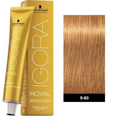 Schwarzkopf Professional Igora Royal Absolutes 9-60 Ξανθό Πολύ Ανοιχτό Μαρόν 60ml