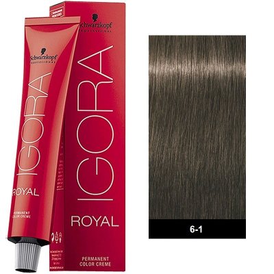 Schwarzkopf Professional Igora Royal 6-1 Ξανθό Σκούρο Σαντρέ 60ml