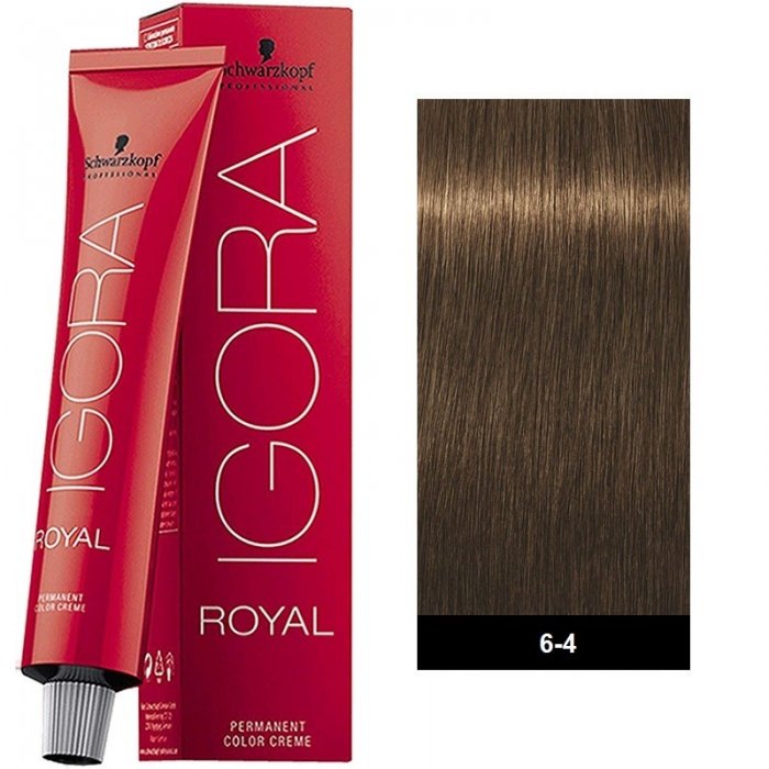 Schwarzkopf Professional Igora Royal 6-4 Ξανθό Σκούρο Μπεζ 60ml