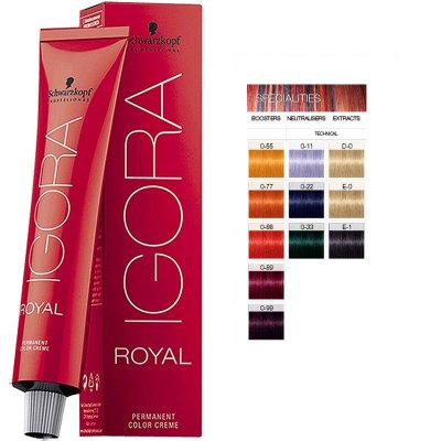 Schwarzkopf Professional Igora Royal 0-55 Χρυσό Μίξτον 60ml