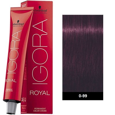 Schwarzkopf Professional Igora Royal 0-99 Bιολέ Μίξτον 60ml