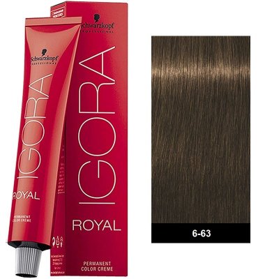 Schwarzkopf Professional Igora Royal 6-63 Ξανθό Σκούρο Μαρόν Ματ 60ml