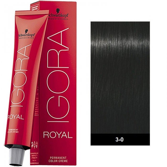 Schwarzkopf Professional Igora Royal 3-0 Dark Brown 60ml