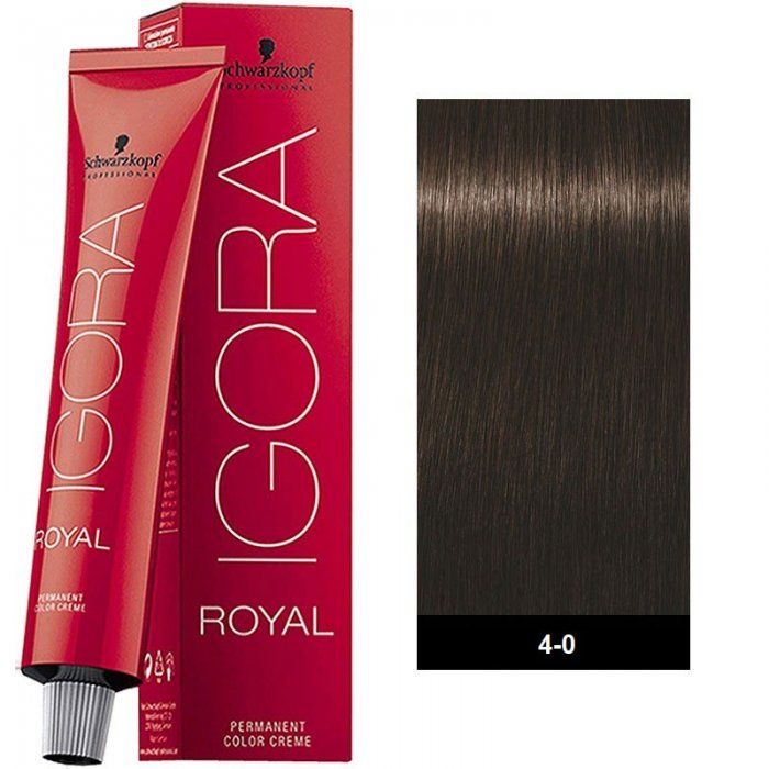 Schwarzkopf Professional Igora Royal 4-0 Καστανό Μεσαίο 60ml