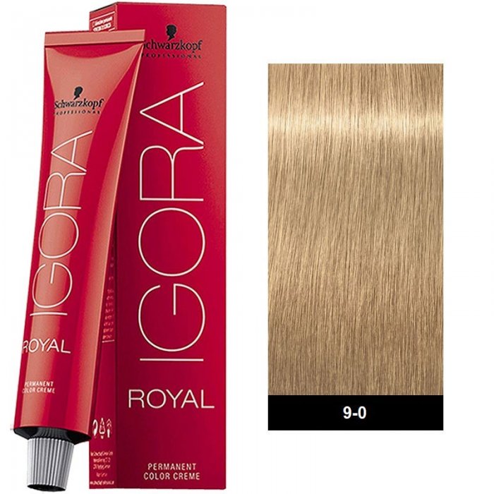 Schwarzkopf Professional Igora Royal 9-0 Ξανθό Πολύ Ανοιχτό 60ml