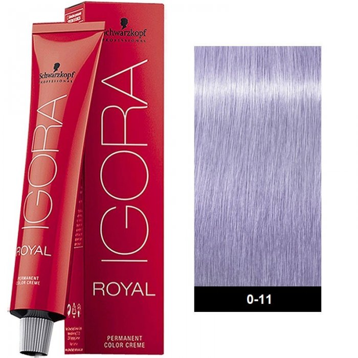 Schwarzkopf Professional Igora Royal 0-11 Aντί-Κίτρινο Μιξτον 60ml