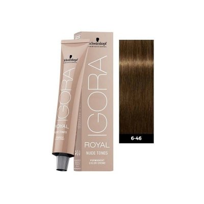 Schwarzkopf Professional Igora Royal Nude Tones 6-46 Ξανθό Σκούρο Μπεζ Μαρόν 60ml