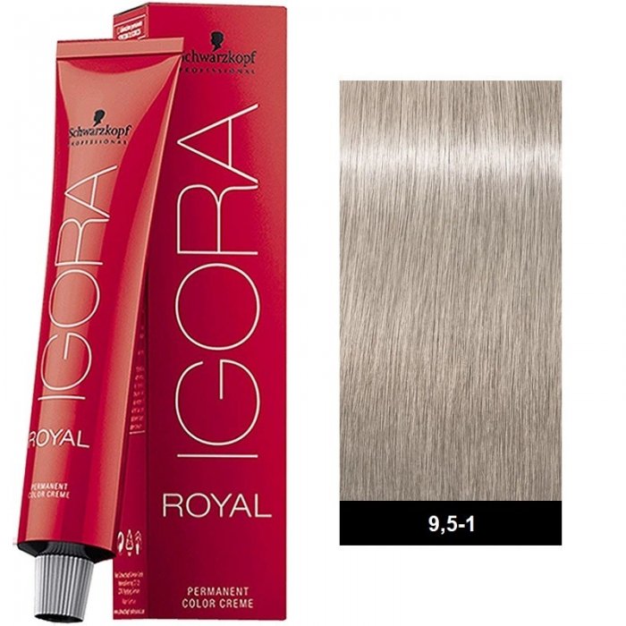 Schwarzkopf Professional Igora Royal 9,5-1 Ξανθό Ιβουάρ Σαντρέ 60ml