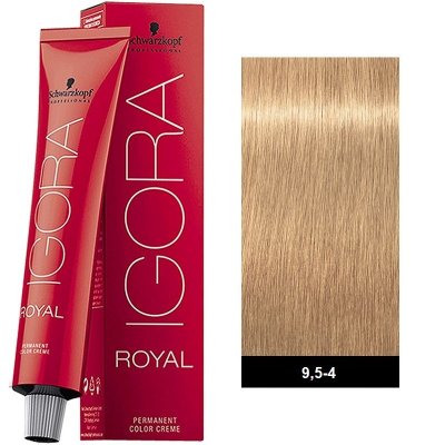 Schwarzkopf Professional Igora Royal 9,5-4 Ξανθό Ιβουάρ Μπεζ 60ml