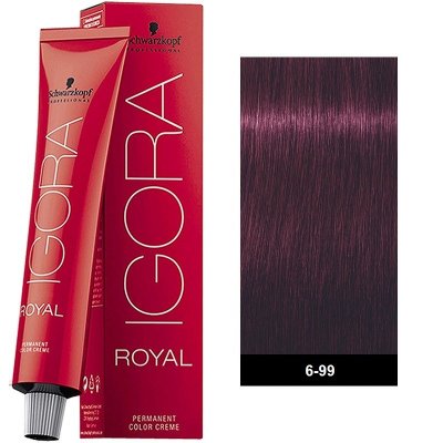 Schwarzkopf Professional Igora Royal 6-99 Ξανθό Σκούρο Εντονο Βιολέ 60ml