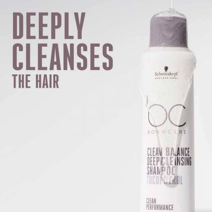 Schwarzkopf Professional Bc Bonacure Clean Balance Deep Cleansing Shampoo 250ml