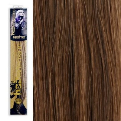 SHE by Socap Hair Extensions Τούφα Φυσική Τρίχα HEX8000L Ίσια Μαλλιά Φυσικά Χρώματα No. 10 (10τμχ)