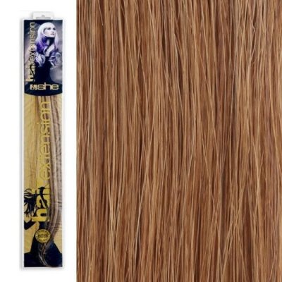 SHE by Socap Hair Extensions Τούφα Φυσική Τρίχα HEX8000L Ίσια Μαλλιά Φυσικά Χρώματα No. 12 (10τμχ)