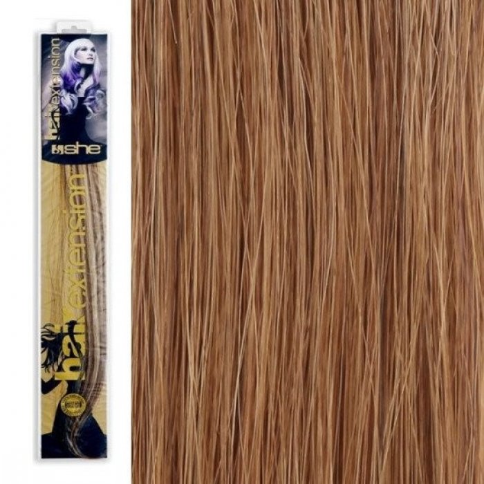 SHE by Socap Hair Extensions Τούφα Φυσική Τρίχα HEX8000L Ίσια Μαλλιά Φυσικά Χρώματα No. 12 (10τμχ)