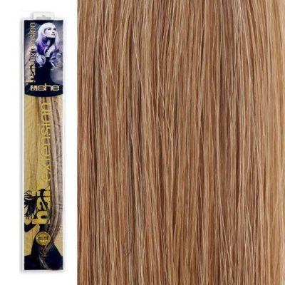 SHE by Socap Hair Extensions Τούφα Φυσική Τρίχα HEX8000L Ίσια Μαλλιά Φυσικά Χρώματα No. 14 (10τμχ)