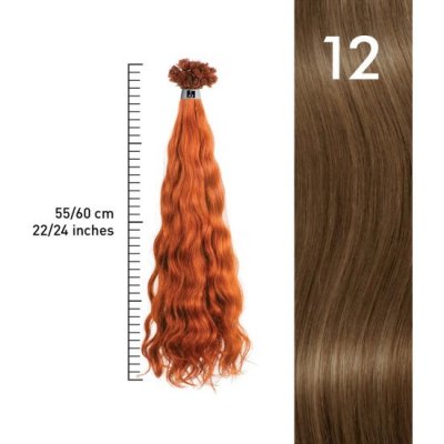 SHE by Socap Hair Extensions HEX8002M Τούφες Μαλλιών Σπαστές 10τμχ (No 12)