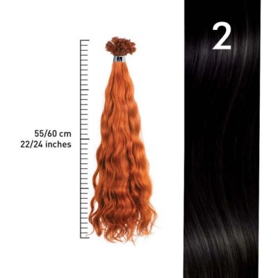 SHE by Socap Hair Extensions HEX8002M Twisted Hair Extensions 10pcs (No 2)