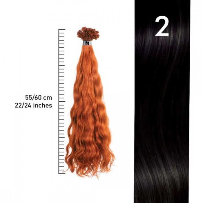 SHE by Socap Hair Extensions HEX8002M Twisted Hair Extensions 10pcs (No 2)