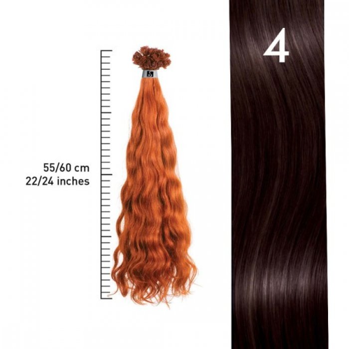 SHE by Socap Hair Extensions HEX8002M Twisted Hair Extensions 10pcs (No 4)