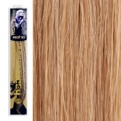 SHE by Socap Hair Extensions Τούφα Φυσική Τρίχα HEX8000L Ίσια Μαλλιά Φυσικά Χρώματα No. 19 (10τμχ)