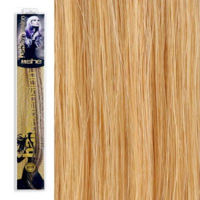 SHE by Socap Hair Extensions Τούφα Φυσική Τρίχα HEX8000L Ίσια Μαλλιά Φυσικά Χρώματα No. DB3 (10τμχ)