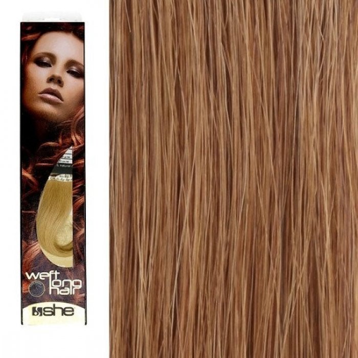 SHE by Socap Hair Extensions Τρέσα Φυσική Τρίχα WLH8501L Weft Long Hair No. 12