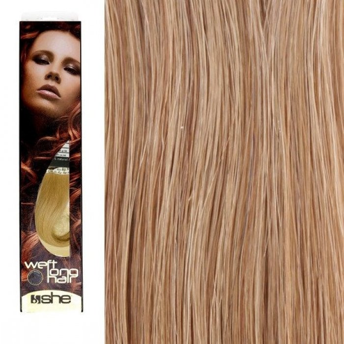 SHE by Socap Hair Extensions Natural Hair WLH8501L Weft Long Hair No. 15