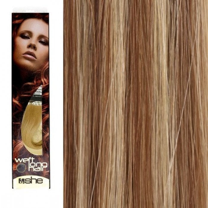 SHE by Socap Hair Extensions Τρέσα Φυσική Τρίχα WLH8501L Weft Long Hair No. M18/24