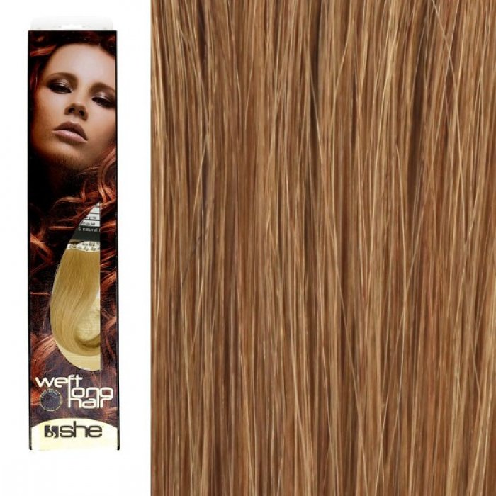 SHE by Socap Hair Extensions Natural Hair WLH8501L Weft Long Hair No. 30