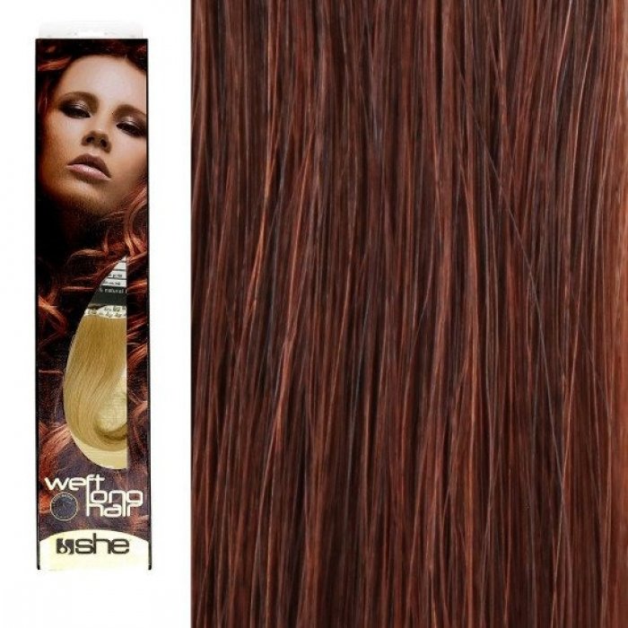 SHE by Socap Hair Extensions Τρέσα Φυσική Τρίχα WLH8501L Weft Long Hair No. 33