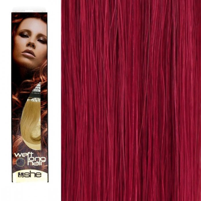 SHE by Socap Hair Extensions Natural Hair WLH8501L Weft Long Hair No. 530