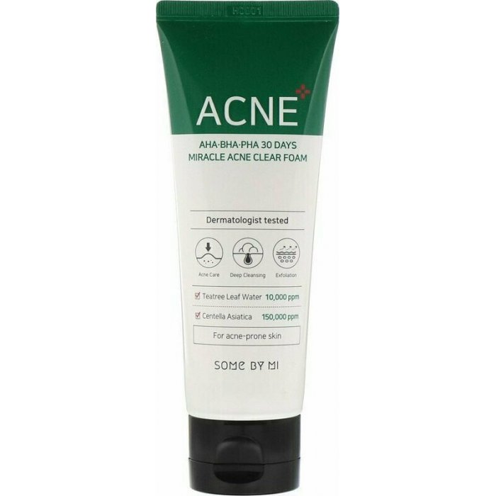 Some By Mi AHA BHA PHA 30 Days Miracle Acne Clear Foam 100ml