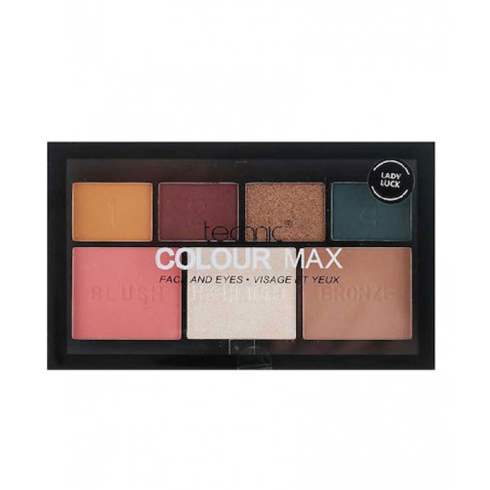 Technic Colour Max Face & Eyes Palette Lady Luck 12.3gr