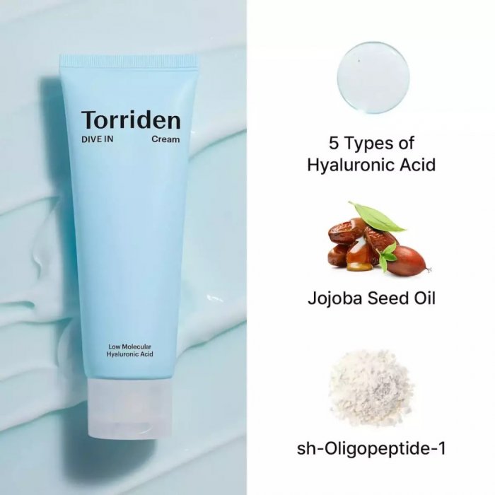 Torriden Dive-in Low Molecular Hyaluronic Acid Cream 80ml