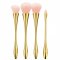 Σετ 4 πινέλων μακιγιάζ Golden Handle Tools for Beauty Mimo