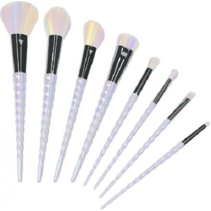 Σετ 8 πινέλων μακιγιάζ Unicorn Pastel Tools for Beauty Mimo