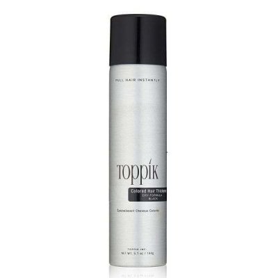 Toppik Colored Hair Thickener Dry Formula Black 144g