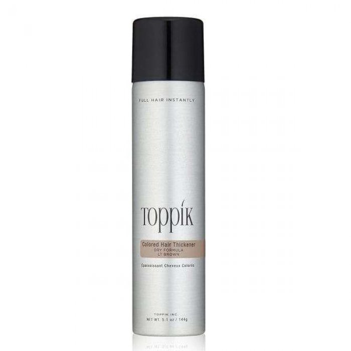 Toppik Colored Hair Thickener Dry Formula Light Brown 144g
