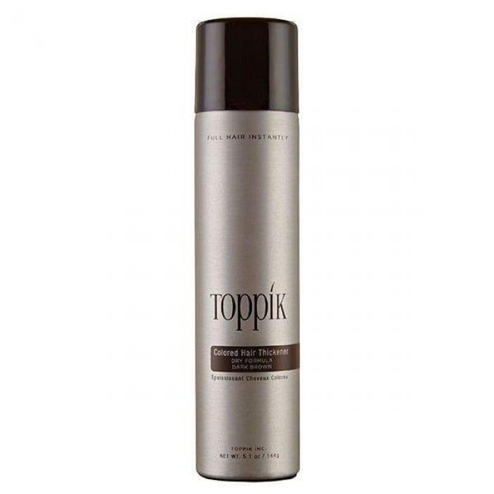 Toppik Colored Hair Thickener Dry Formula Dark Brown 144g