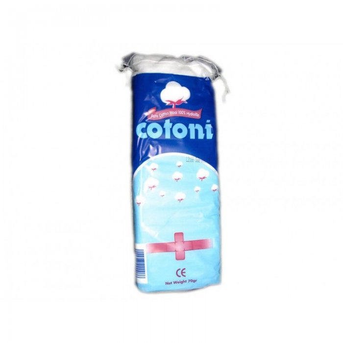 Cotoni Pure Cotton Wool 100% Hydrofile 70gr