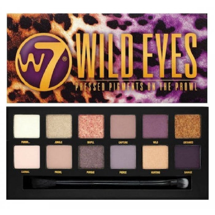 W7 Cosmetics Wild Eyes Παλέτα με σκιές ματιών 12gr