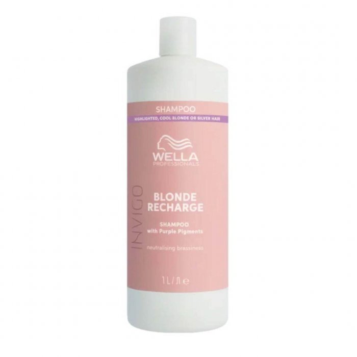 Wella Professionals Invigo Blonde Recharge Cool Blonde Shampoo 1000ml